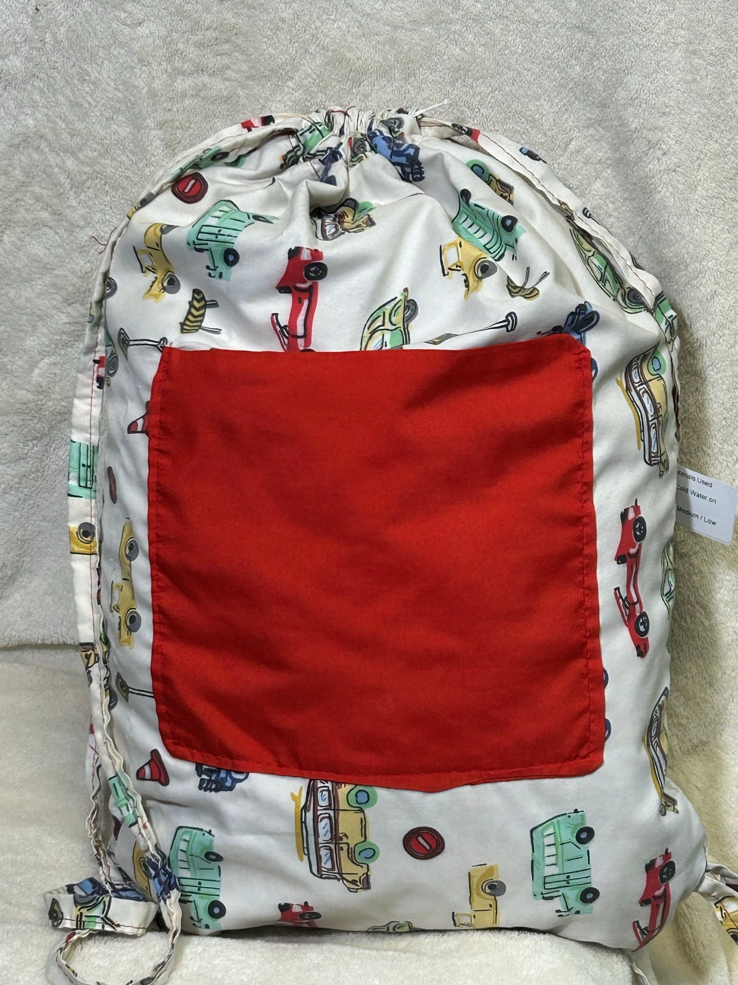 Bag - Cars and Trucks Children's Nap Sack